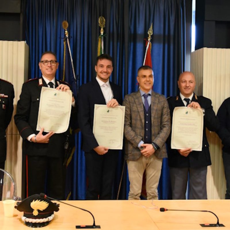 Il marsicano Alfonso Gargano premiato in Consiglio Regionale per aver salvato una bambina dal soffocamento