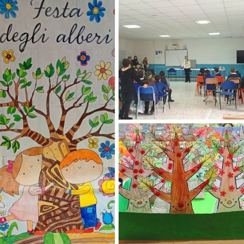 Canti, disegni e poesie per la Festa dell'Albero a Civitella Roveto: i bambini dell'Istituto comprensivo "Mattei" celebrano la natura