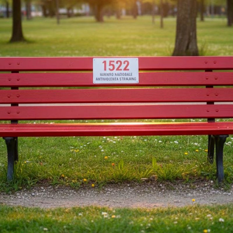 Panchina rossa a Tufo di Carsoli, inaugurazione il 25 Novembre per la Giornata internazionale contro la violenza sulle donne
